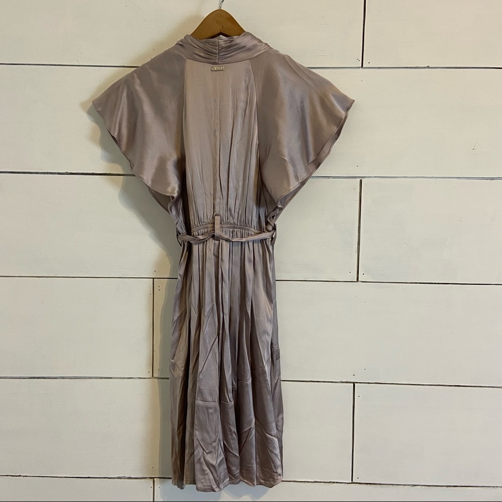 Marciano Open Front Silk Dress. Size XSmall. - Picture 4 of 4
